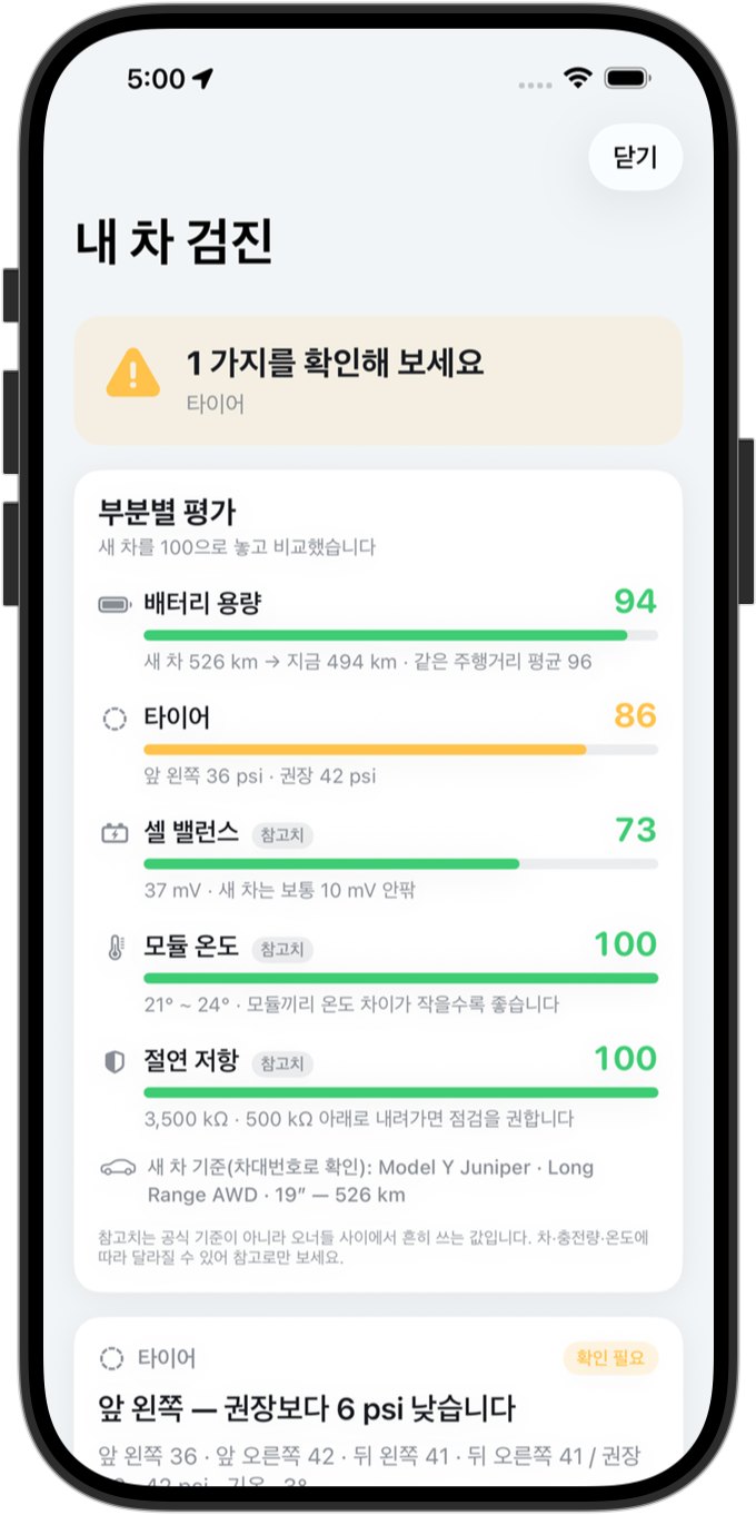 9-1. 내 차 검진 (연동 등급)