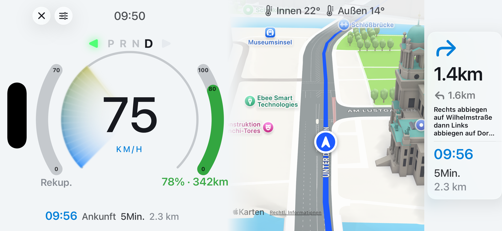 TeCluster — Führung mit Apple Karten