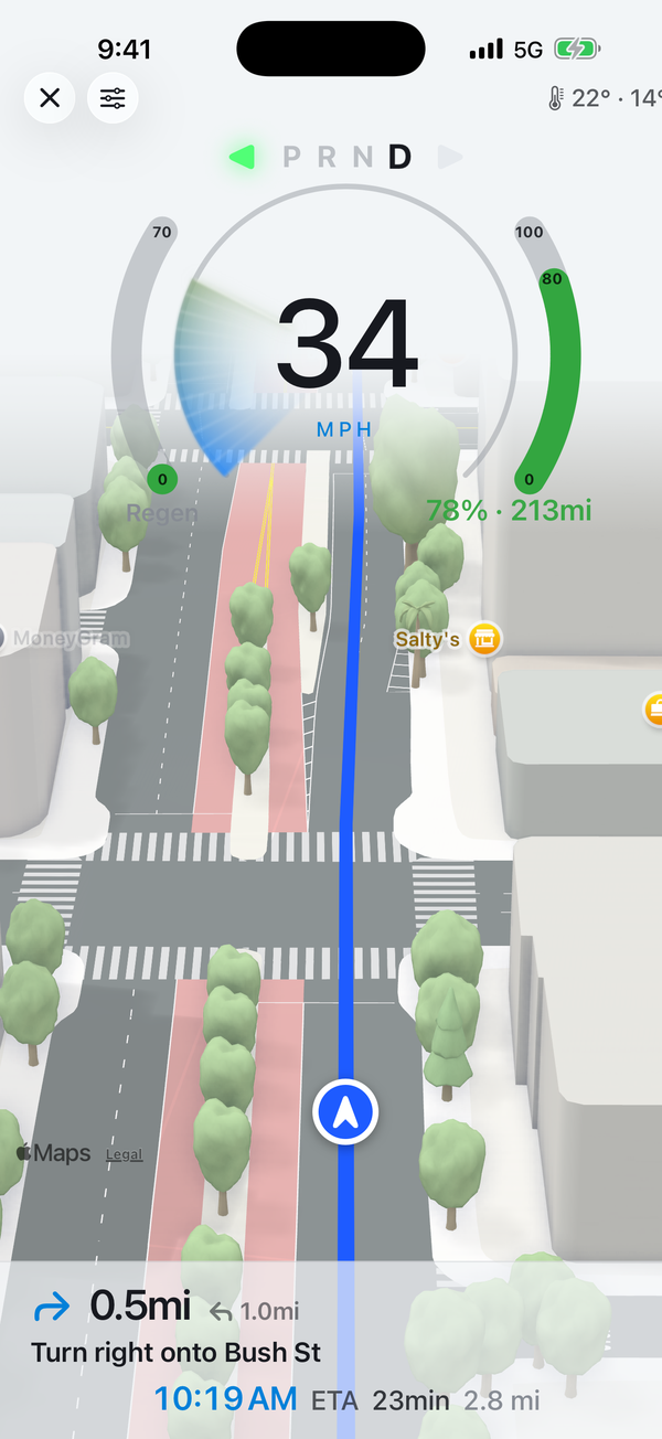 TeCluster — Apple Maps guidance · Portrait